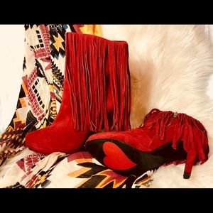 Red Luichiny Size 11 Heels
